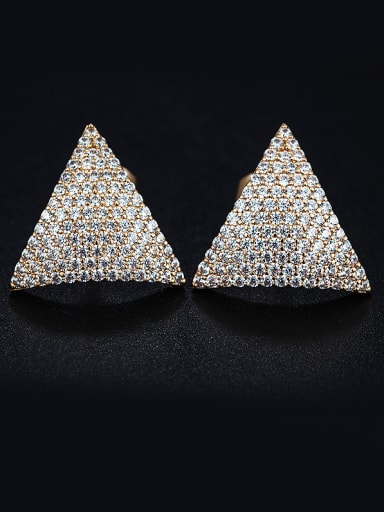 2018 Triangle Zircon stud Earring