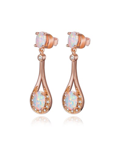 Rose Gold Plated drop earring