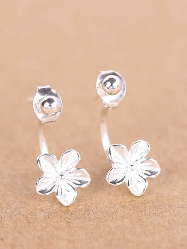 2018 Fashion Flower Silver stud Earring