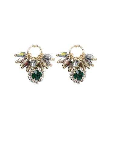 Alloy With Gold Plated Ethnic Irregular Clip On Earrings