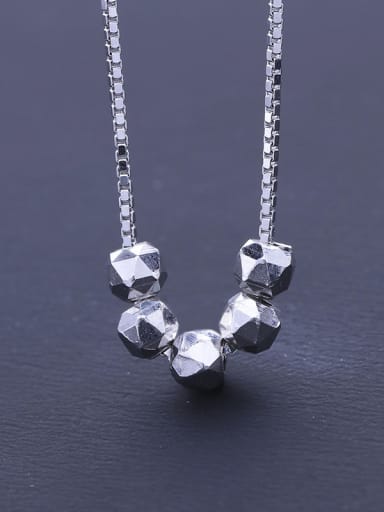 S925 Silver Round Necklace