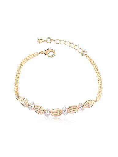 Simple Little austrian Crystals Alloy Bracelet