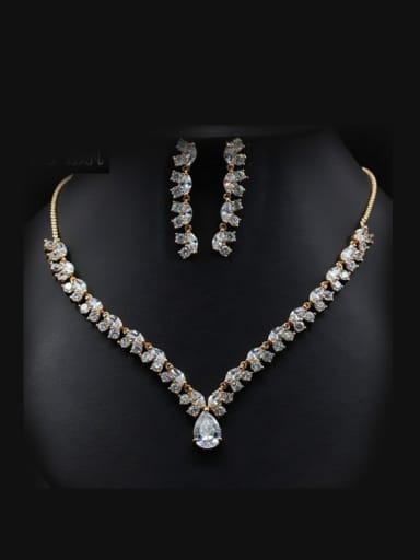 Personality Wedding Accessories Two Pieces Jewelry Set
