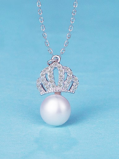 Freshwater Pearl Crown Necklace
