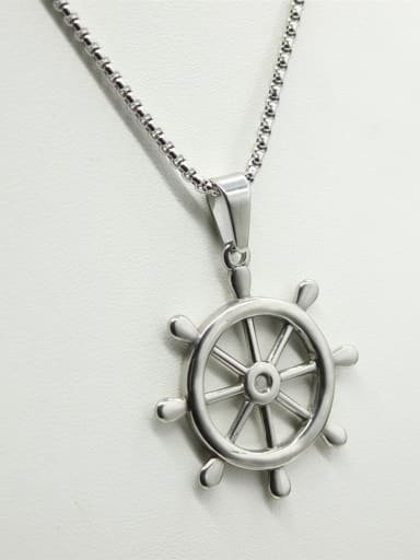 Anchor Pendant Stainless Steel Necklace