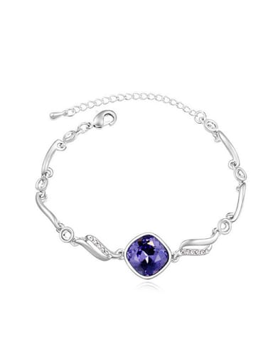 Fashion Shiny austrian Crystal-accented Alloy Bracelet
