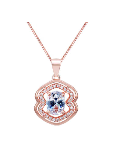 S925 Silver Rose Gold Necklace