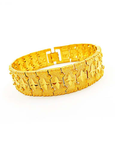 Gold Plated Star Shaped Bracelet