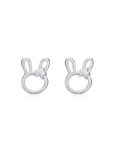 Small Likable Rabbit Fashion Stud Earrings