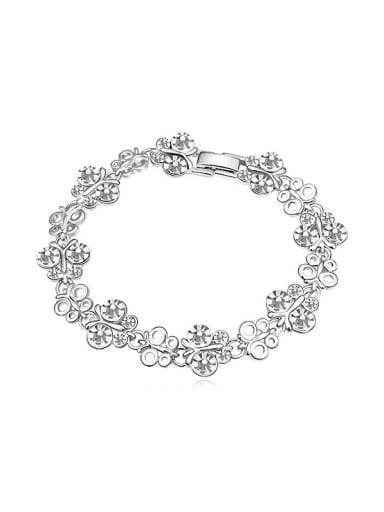 Fashion Cubic austrian Crystals Butterfly Alloy Bracelet