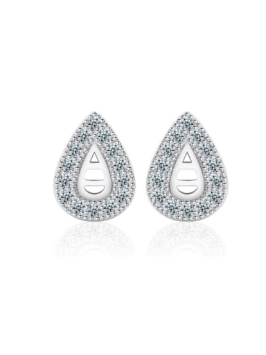 Water Drop Elegant Women Stud Earrings