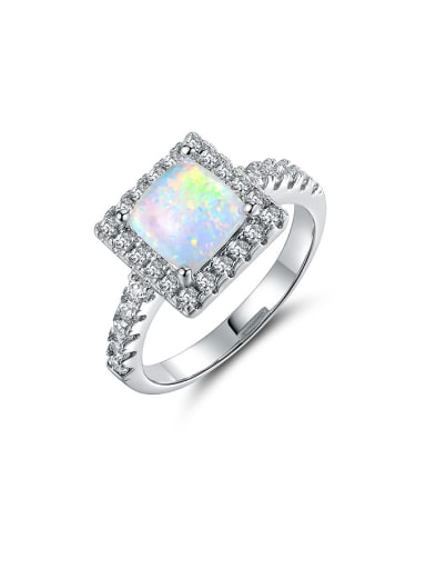 Square Shaped Engagement Ring