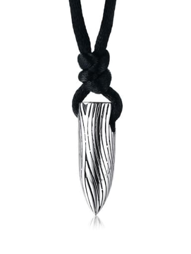 Fashion Bullet Shaped Stainless Steel Pendant