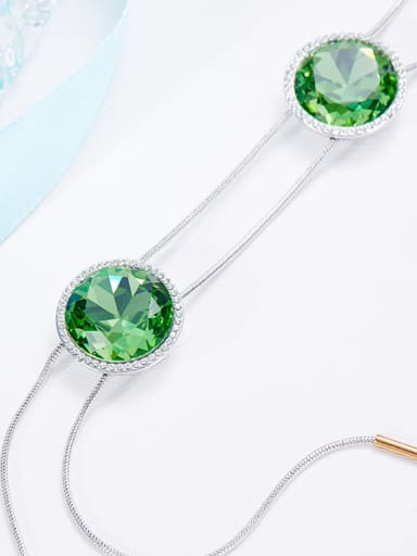 2018 Round Shaped Crystal Necklace
