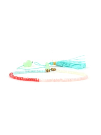 Hot Selling Colorful Women Woven Rope Bracelet