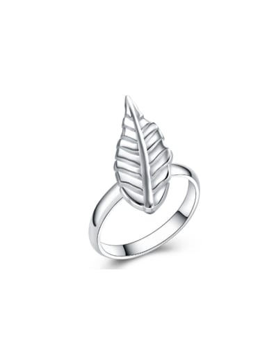 Creative Leaf S925 Silver Fashion Ring