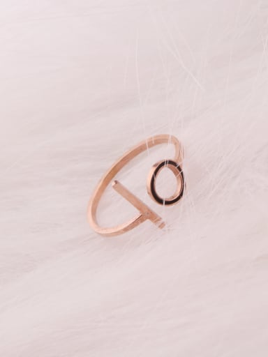 Simple Circle Titanium Opening Ring