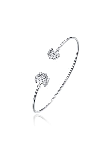 Simple Little Trees Opening Bangle