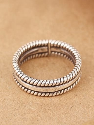 Retro Handmade Sterling Silver Ring