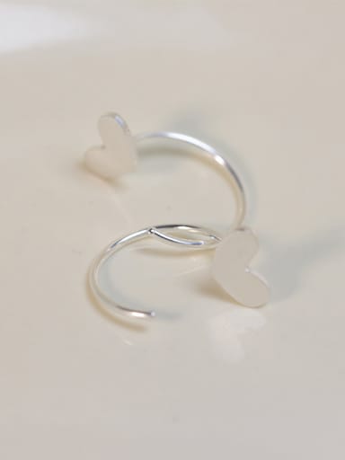 Simple Tiny Heart shaped Stud Earrings