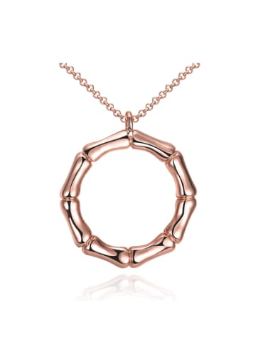 Rose Gold Simply Style Necklace