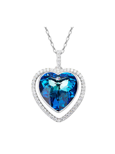 2018 2018 austrian Crystals Heart-shaped Necklace
