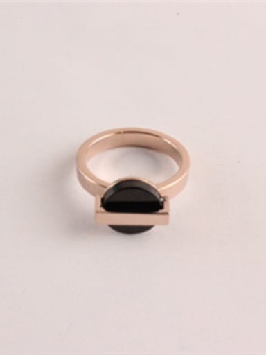 New Design Black Stone Women Ring
