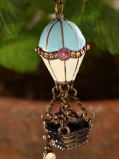 Elegant Hot Air Balloon Shaped Necklace