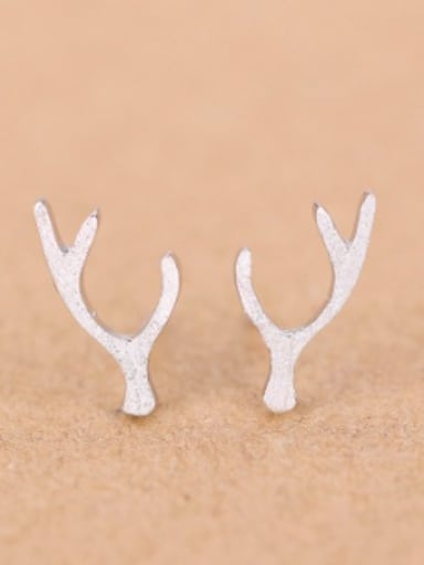 Simple Antler Stud cuff earring