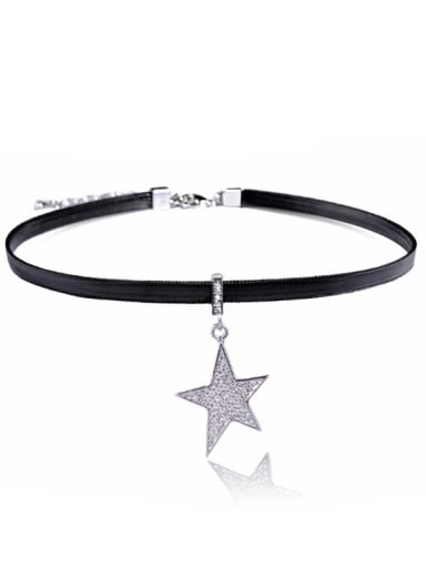 custom Stainless Steel With Fashion Star Necklaces