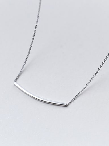 Simply Style Geometric Shaped S925 Silver Necklace