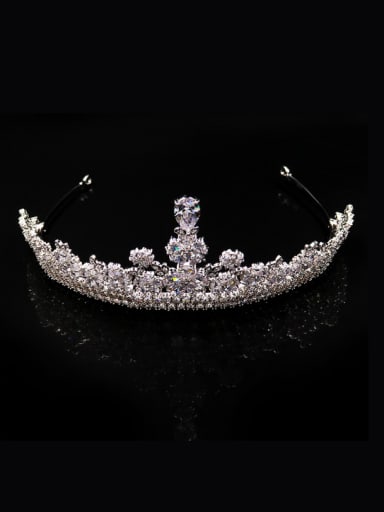 Special High Quality White Zircons Copper Material Hair Accessories