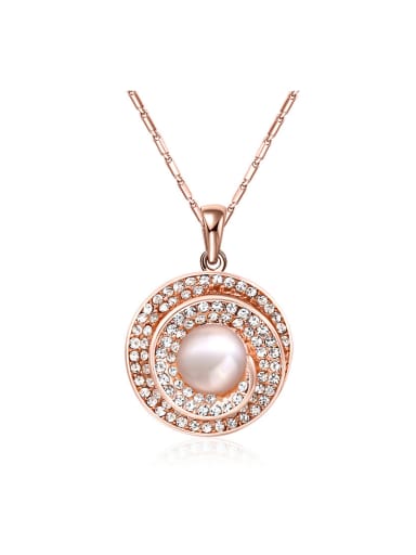 Elegant Round Shaped Opal Stone Necklace