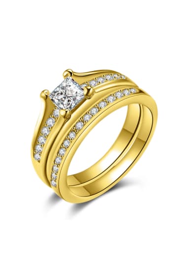 Gold Plated Fashion Women Wedding Ring