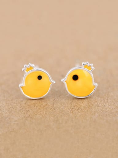 Little Yellow Chick stud Earring