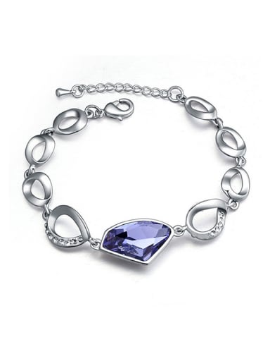 Simple austrian Crystals Alloy Bracelet