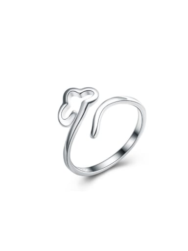 Creative Lucky Cloud Silver Opening Ring