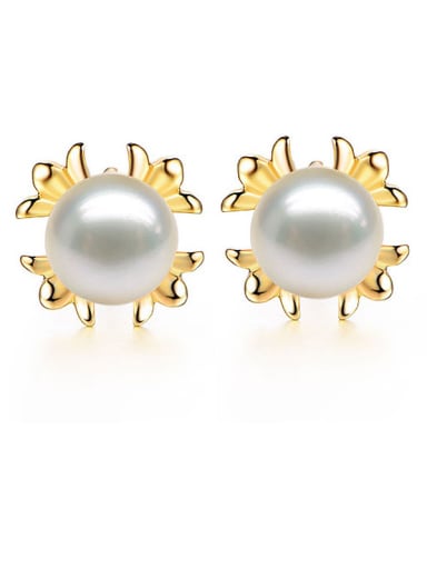 925 Silver Pearl stud Earring