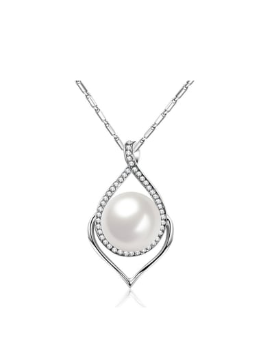 Exquisite Geometric Shaped Artificial Pearl Necklace