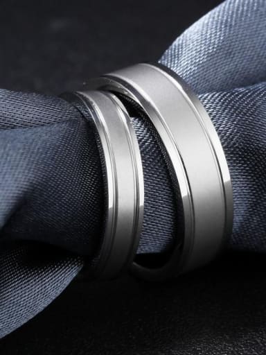 Stainless Steel With Simplistic Round Rings
