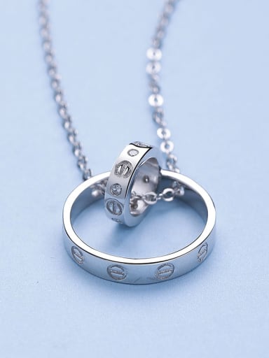 925 Silver Round Necklace