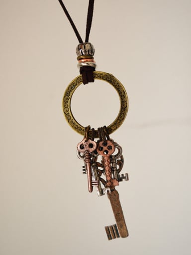 All-match Key Shaped Necklace