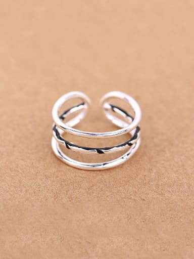 Simple Three-band Opening Stacking Ring