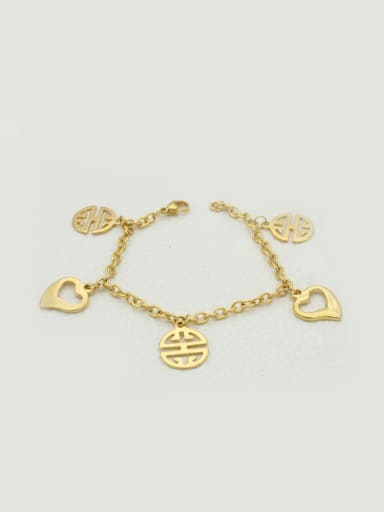 Gold Plated Hollow -shape Accessories Bracelet