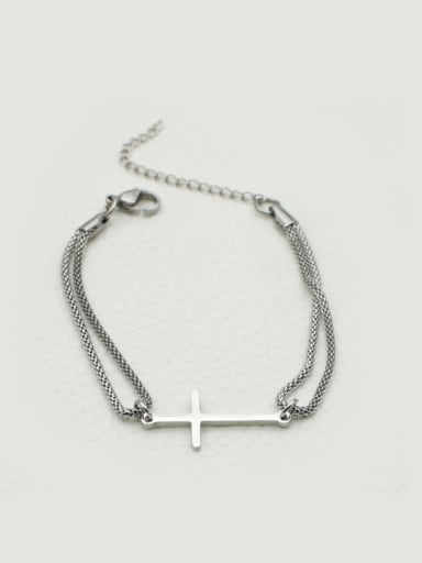 Small Cross Shaped Women Bracelet