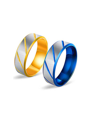 Fashion Smooth Lovers band ring