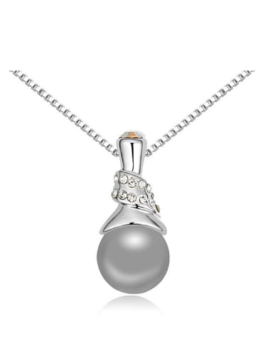 Chanz using austrian elements in Austria pearl necklace Venus love clavicle Pendant Chain