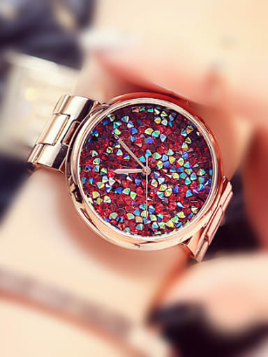 GUOU Brand Colorful Rhinestones Watch