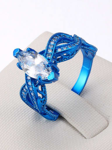 Hot Selling New Designed Blue Ring