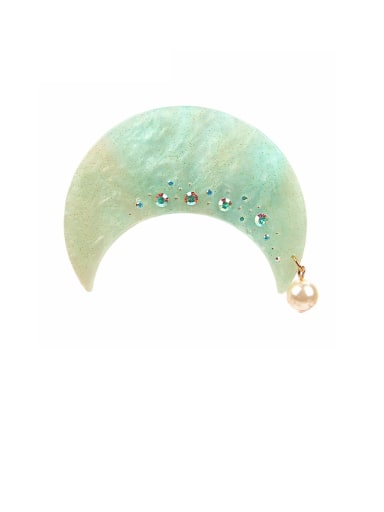 Alloy With Platinum Plated Simplistic Cosmic Starry Sky  Moon Barrettes & Clips